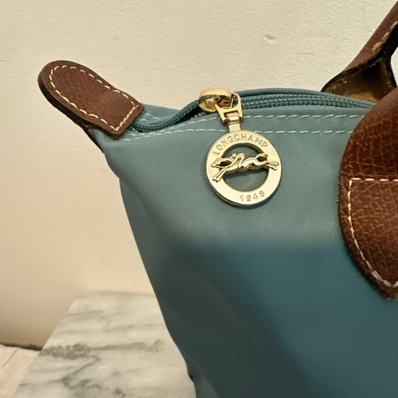 Longchamp Le Pliage celadon mini handbag - Picture 2 of 16